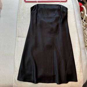 Wild Fable Black Satin Dress